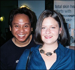 Kimberly, with stylist, after