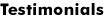 Testimonials